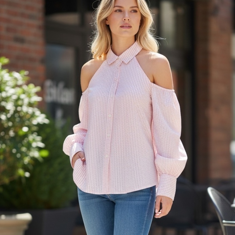 Petersyn shirt with cutout shoulders XS